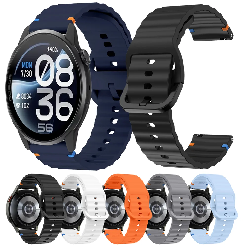 18mm 20mm 22mm Silicone Strap for COROS PACE 4 Pro PACE 4 3 APEX 4 42mm Wristband CMF Watch 3 Pro 2 1 Suunto Vertical 2 Race 2 S