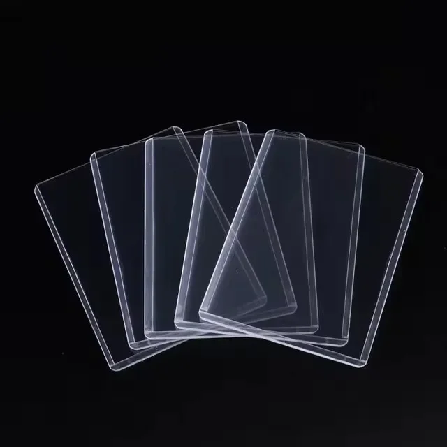35PT Obere Abdeckung Loader Klarer schützender Sammelkartenhalter Hartplastik Kartenhüllen Halter für Baseballkarten Sportkarten