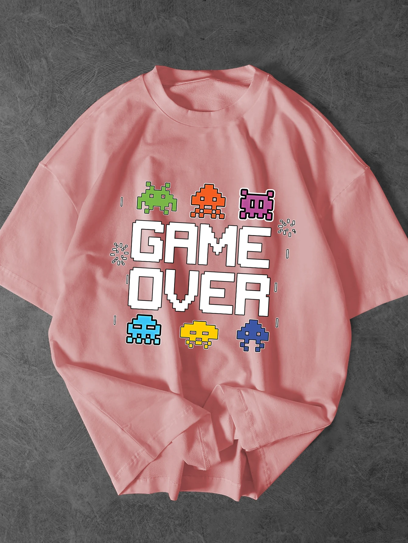 Vintage Space Invaders Pixel Gaming Graphic T-Shirt