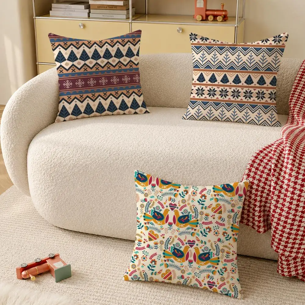 Moroccan Style Cushion Cover Pillow Cover Decorative Throw Couch Home Decor for Living Room Sofa