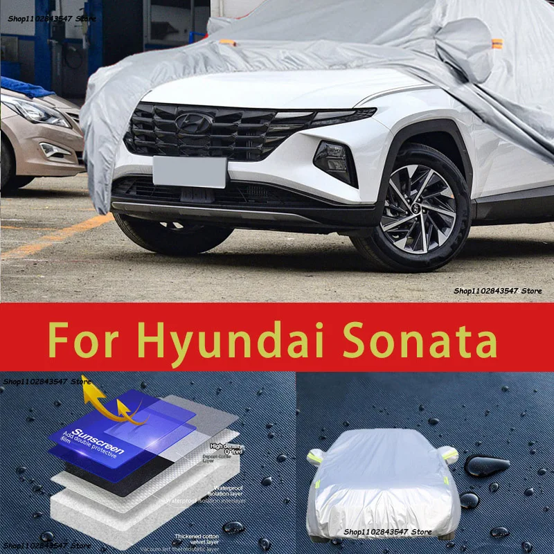 

Автомобильный защитный чехол для Hyundai Sonata, защита от солнца, защита от охлаждения, автомобильная одежда, защита краски автомобиля