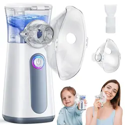 Handheld Portable Autoclean Nebulizer Mesh Atomizer Silent Inhaler Nebuliser Inhalator For Kids Nebulizador Portatil Recharge