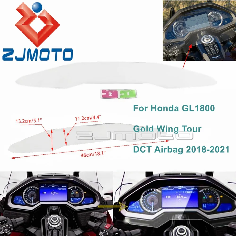 

Motorcycle Speedometer Instrument Protective Film Panel Dash Screen Protector Cover TPU For HONDA GL1800 Goldwing 2018 2019 2020