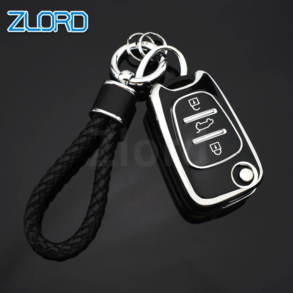 TPU Car Key Case Cover For KIA Sportage Rio 3 Soul Optima Ceed Pro K5 K2 Pride For Hyundai i20 i30 ix20 ix25 ix35 Elantra Accent