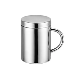 Water Cup Coffee Mug 210/301/400ML Beer Double Wall Insulated Thermal Elegant Gift Stainless Steel Tea Brand New