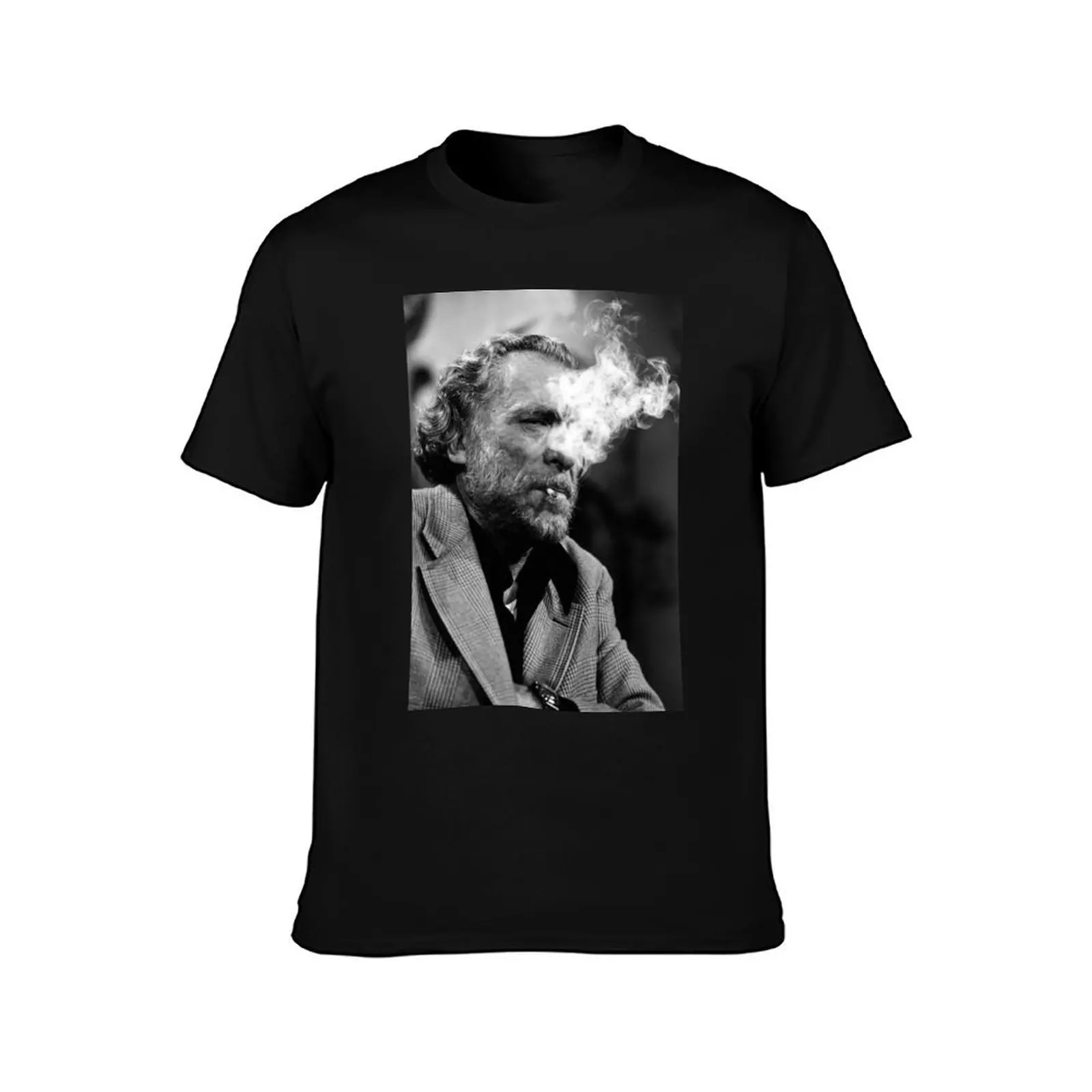 Bukowski T-Shirt Summer Print Short Sleeve Tee T-Shirt
