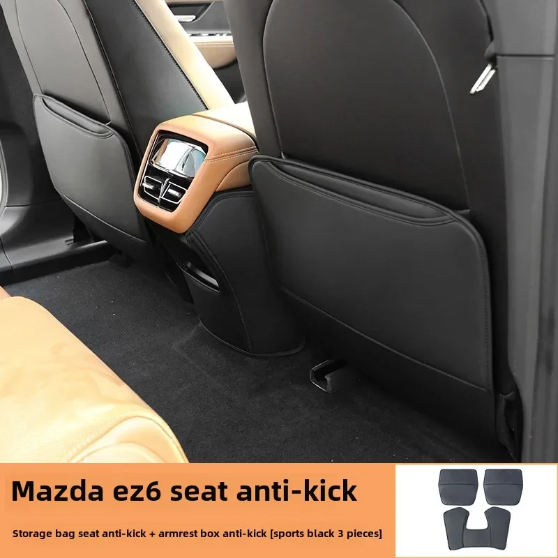 

Для Mazda 6e EZ6 автомобильное сиденье противоударная накладка кожаная защита сиденья заднего ряда защитный коврик против царапин автомобильные аксессуары