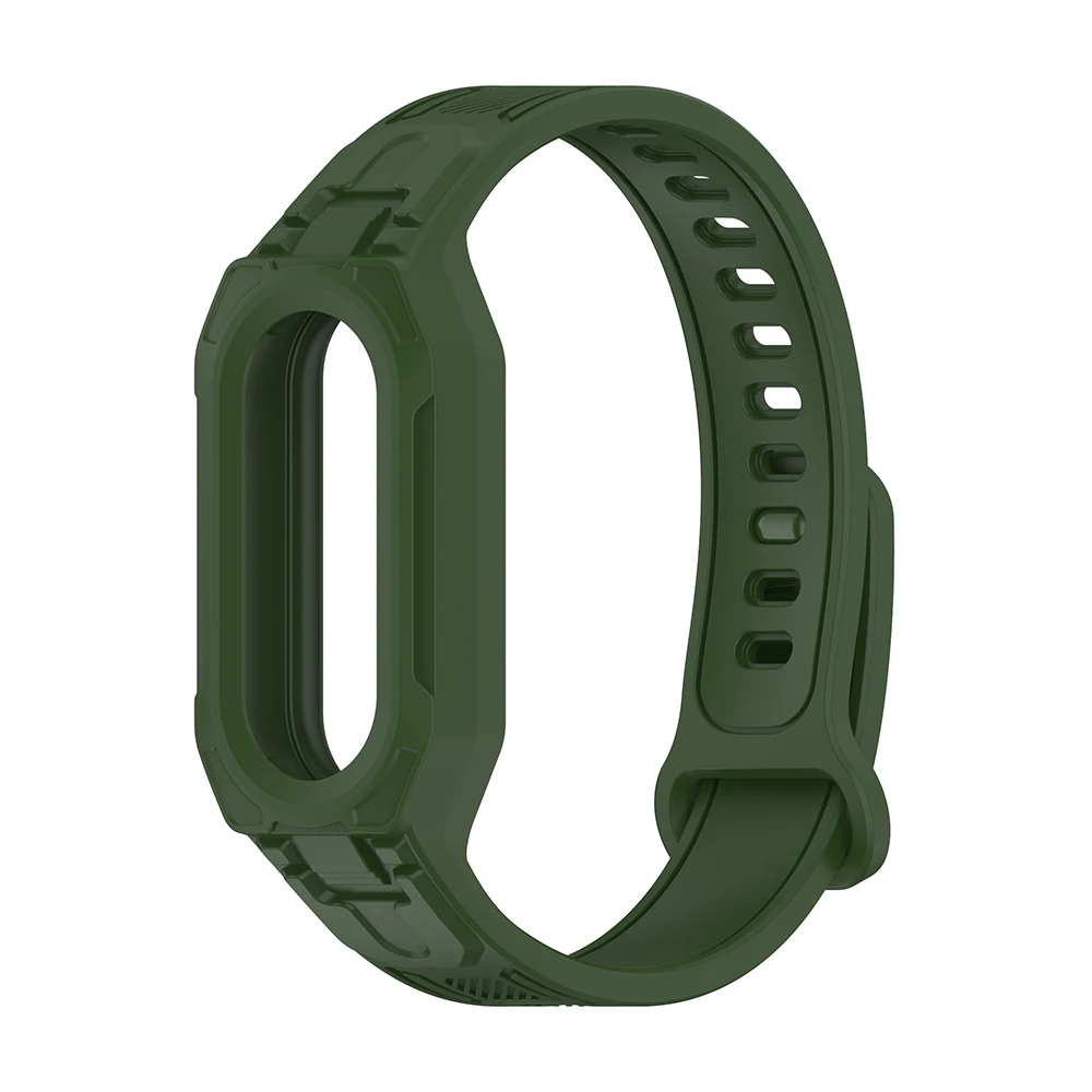 

Integrated Watch Strap For Xiaomi Band 3/4/5/6/7/8/9 Stable Buckle Quick Release Skin-friendly Silicone Watch Band Men Women