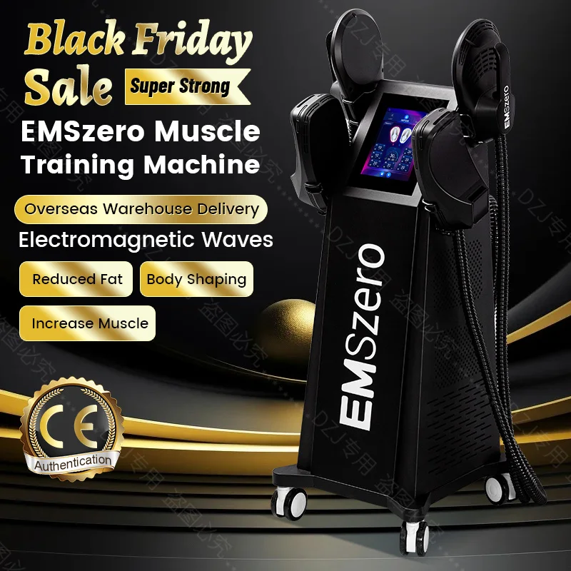 Black Friday Sale EMS Body Sculpting Machine RF Fat Muscle Stimulation Abdominal Burning Slimming Shaping Pelvic EMSzero Salon