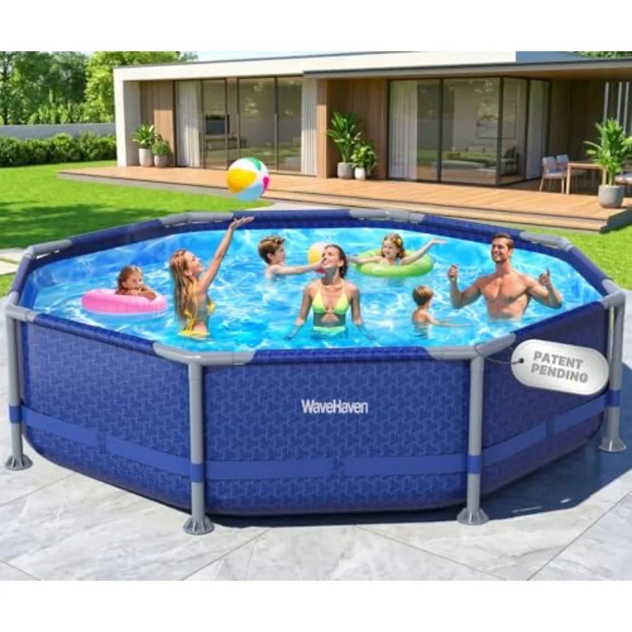 

2026 Above Ground Pool 10ft x 30in Frame Deep Swimming Pool Round Family Pool Large Above Ground Pool Easy Set 1200 Gallon Circ