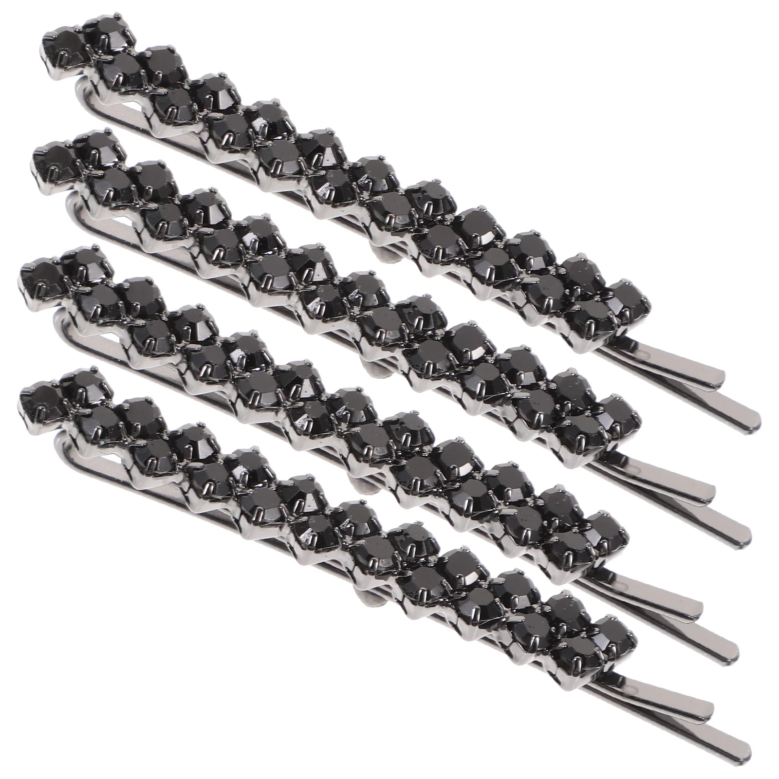 1 Zestaw Kryształowych Wsuwek do Włosów Stylowe Metalowe Wsuwki do Włosów Ślubne Imprezowe Klipsy do Włosów dla Kobiet