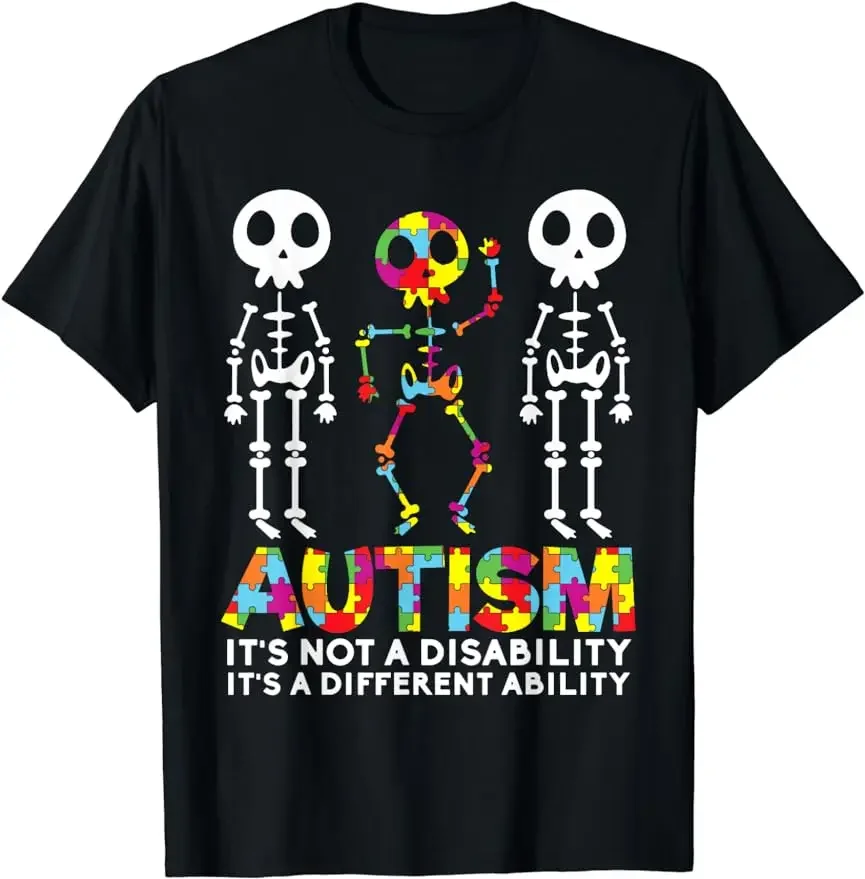 Autism Supporter T-shirt Halloween Pumpkin Celebrate Your Uniqueness Graphics Design for Women Men Unisex Style Printed TShirts