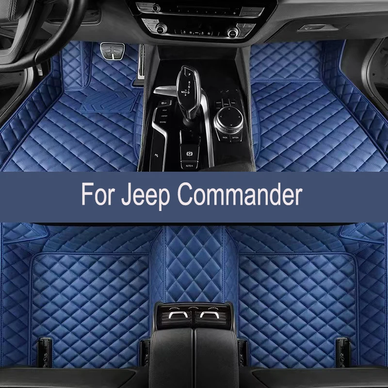 Maßgeschneiderte Auto-Fußmatten für Jeep Commander 2018, Autoteppiche, Fuß-Coche-Zubehör