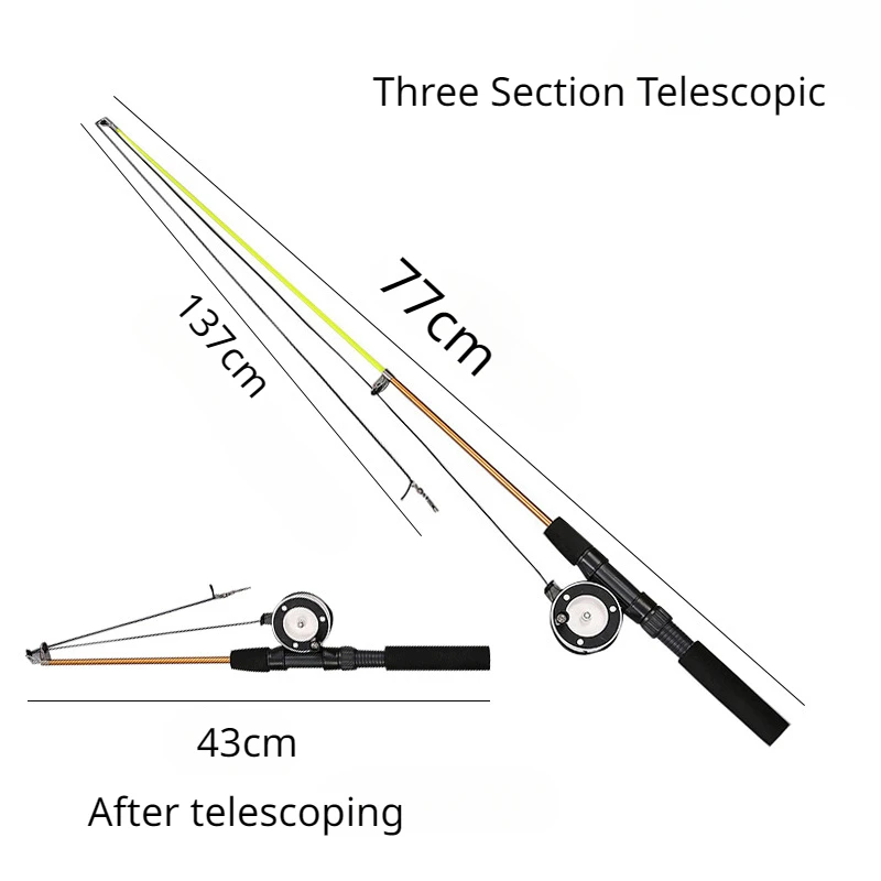 Four Section Telescopic Cat Stick 180cm Super Long Fishing Rod Cat Catcher Teaser Stick Rod Toy for Kitten Training Exercising