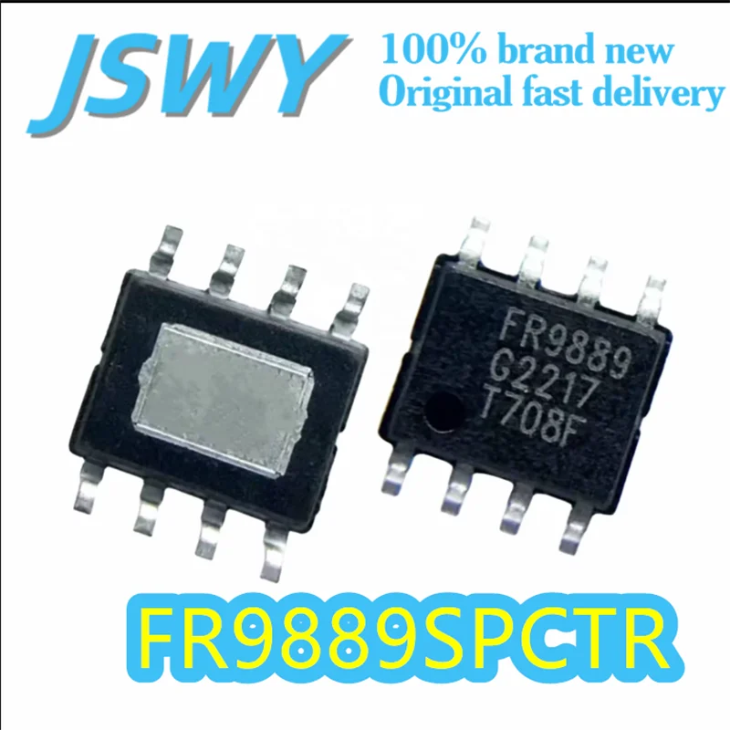 

(10/50 pieces) FR9889SPCTR Original Silk-Screen FR9889 SOP-8 Package Synchronous Buck Converter Power Management IC Electronics