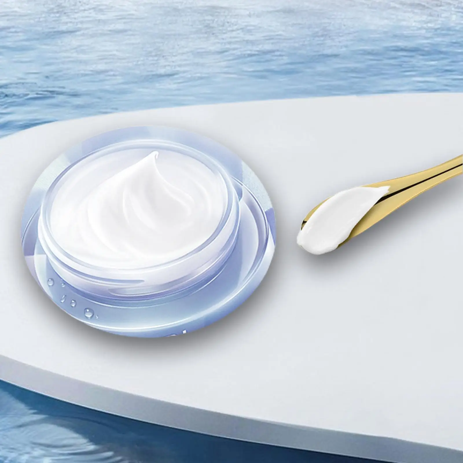 Mini Metal Spatula for Cosmetics Travel Size Spoon Set for Cream Mask Lotion Skincare Mixing Tools Women Men