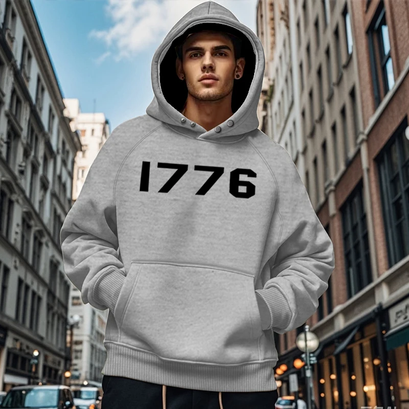 Autumn And Winter Fashion English Letter Printed Hoodie Men's Casual Sports and Fitness Clothing Men's Sweatshirt And Hoodie