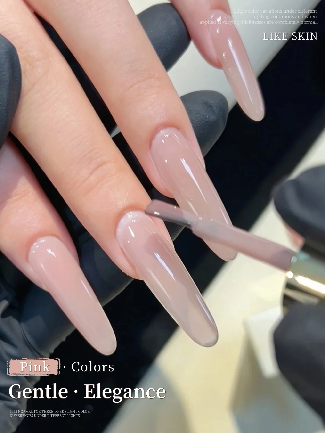 XEIJAYI 1 قطعة 15 مللي جل طلاء أظافر عاري من الجلد، 2025 مجموعة جل جيلي عاري شفافة جديدة شعبية من اليشم كريمي، عارية خفيفة طازجة #5