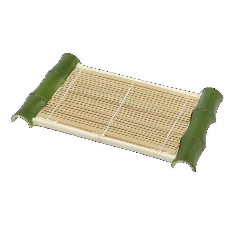 Japanese dish hot pot dish Creative tableware bamboo curtain plate Sashimi plate Sushi restaurant plate commercial