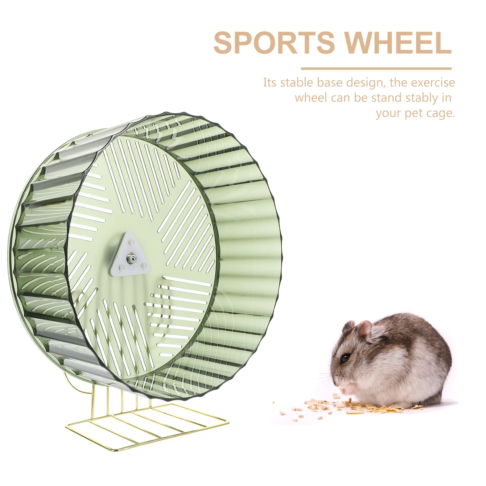 

Hamster Running Wheel Guinea Pig Toys Chinchilla Supplies Compact Hedgehog Sports Small Alloy Silent Rat