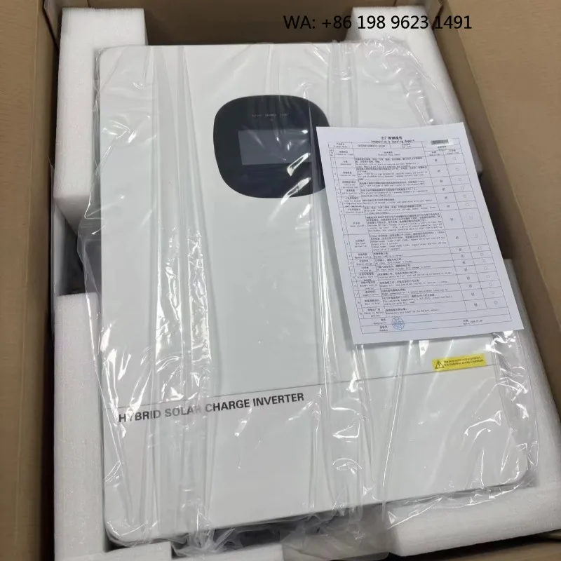 7KW-15KW Split Phase Hybrid Solar Inverter 120V 240V Output Industrial Solar Energy Storage Conversion Equipment