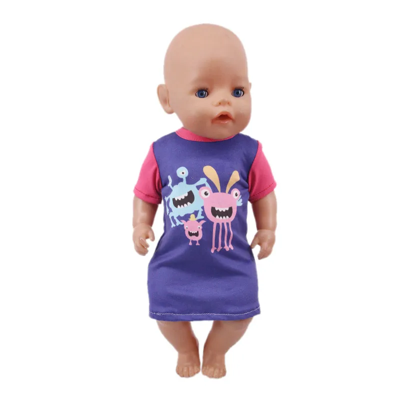 Vêtements de poupée de Style noël, combinaison en forme de citrouille, jupe mignonne pour poupée américaine et bébé né de 18 pouces et 43CM, cadeaux de noël, jouets pour enfants