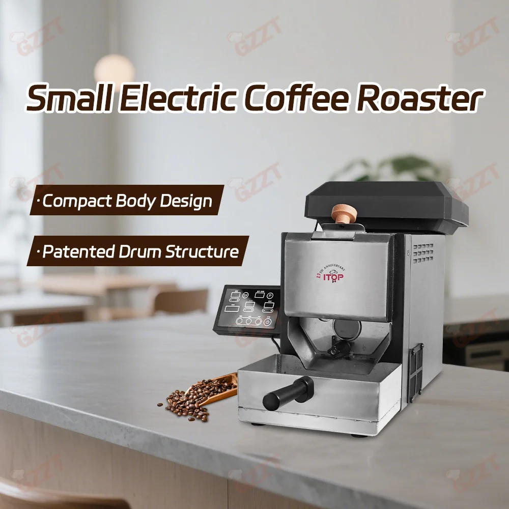GZZT CBR-3 200g Electric Coffee Bean Roaster with 3 Optional Modes Simulate Direct Fire Stirring Baking Automatic Coffee Roaster
