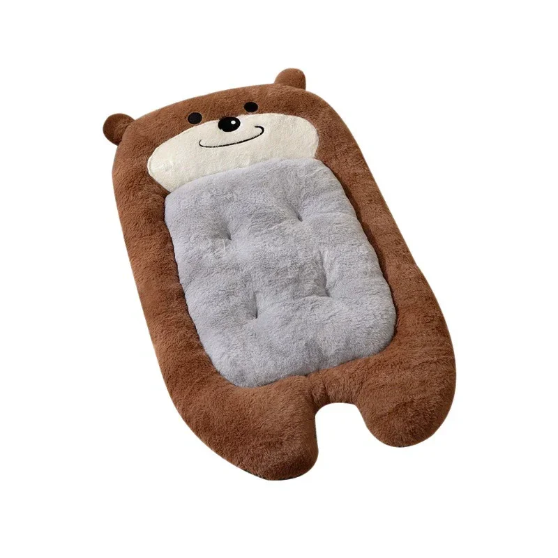 All Season Use Flat Dog Bed Cat Accessories Supplies pet Furniture and Sofa Detachable & Washable Dog Bed Mat