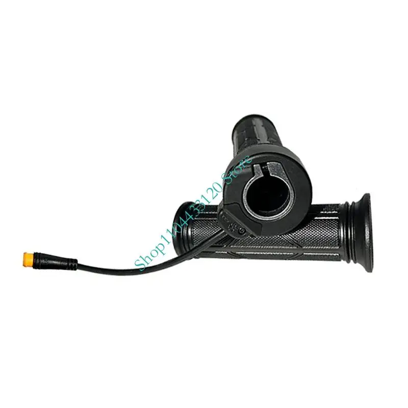 0XXD ABS Twist Grip Replacement for Mountain Bikes E Bikes Shockproof Non Slip Right Handle Full Twist Throttle