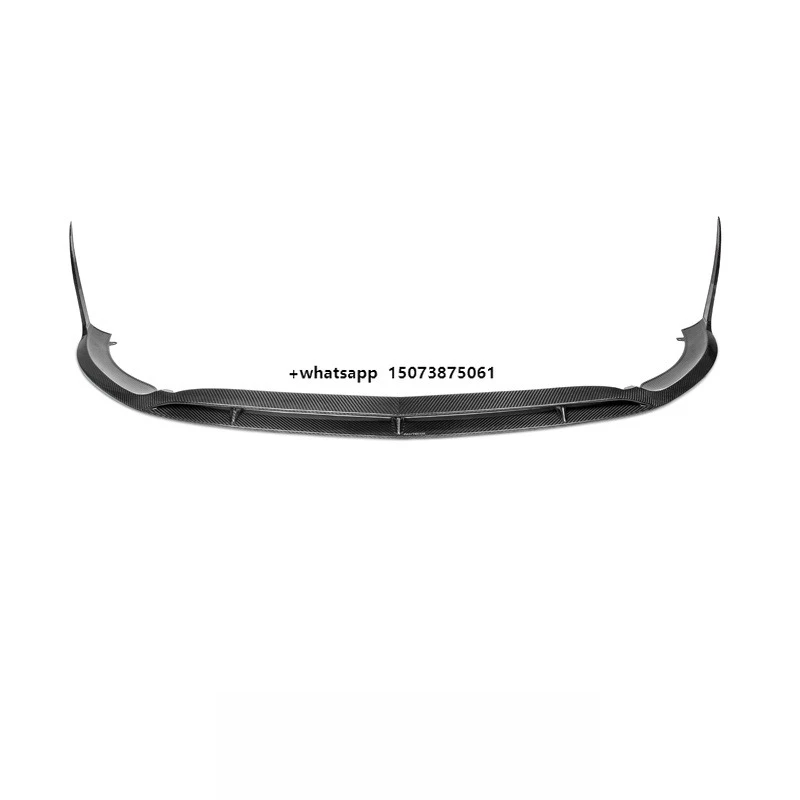Paktechz Prepreg Dry Carbon Fiber Body Kit Front Bumper Lip Spoiler Splitter for W118 C118 CLA200 CLA250 CLA35
