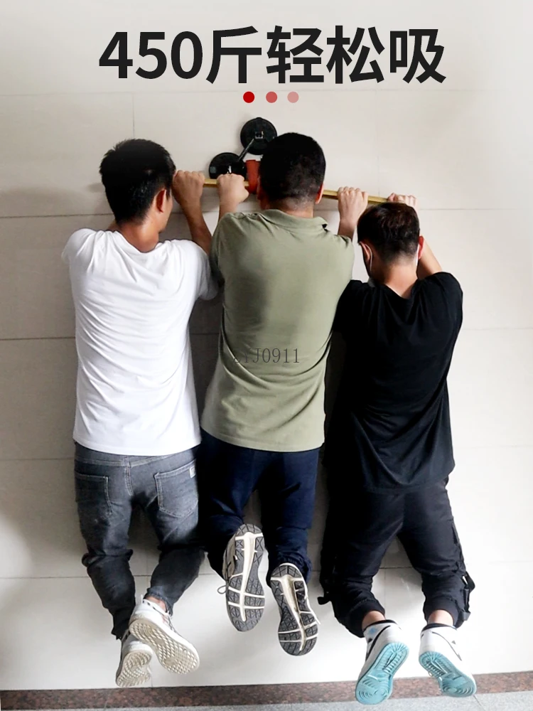 ถ้วยดูดแก้วแปดเหลี่ยมอันทรงพลัง เครื่องมือกระเบื้อง Daquan เครื่องดูดดูดสําหรับงานหนัก การติดตั้งสูญญากาศ การวางกระเบื้องเพดาน