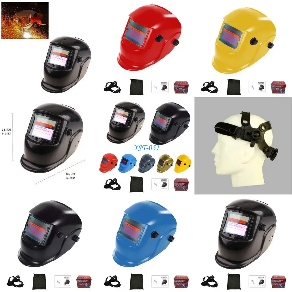 

E15A Adjustable Welding Mask Head-Mounted Goggles Light Filter Welder Protect Helmet