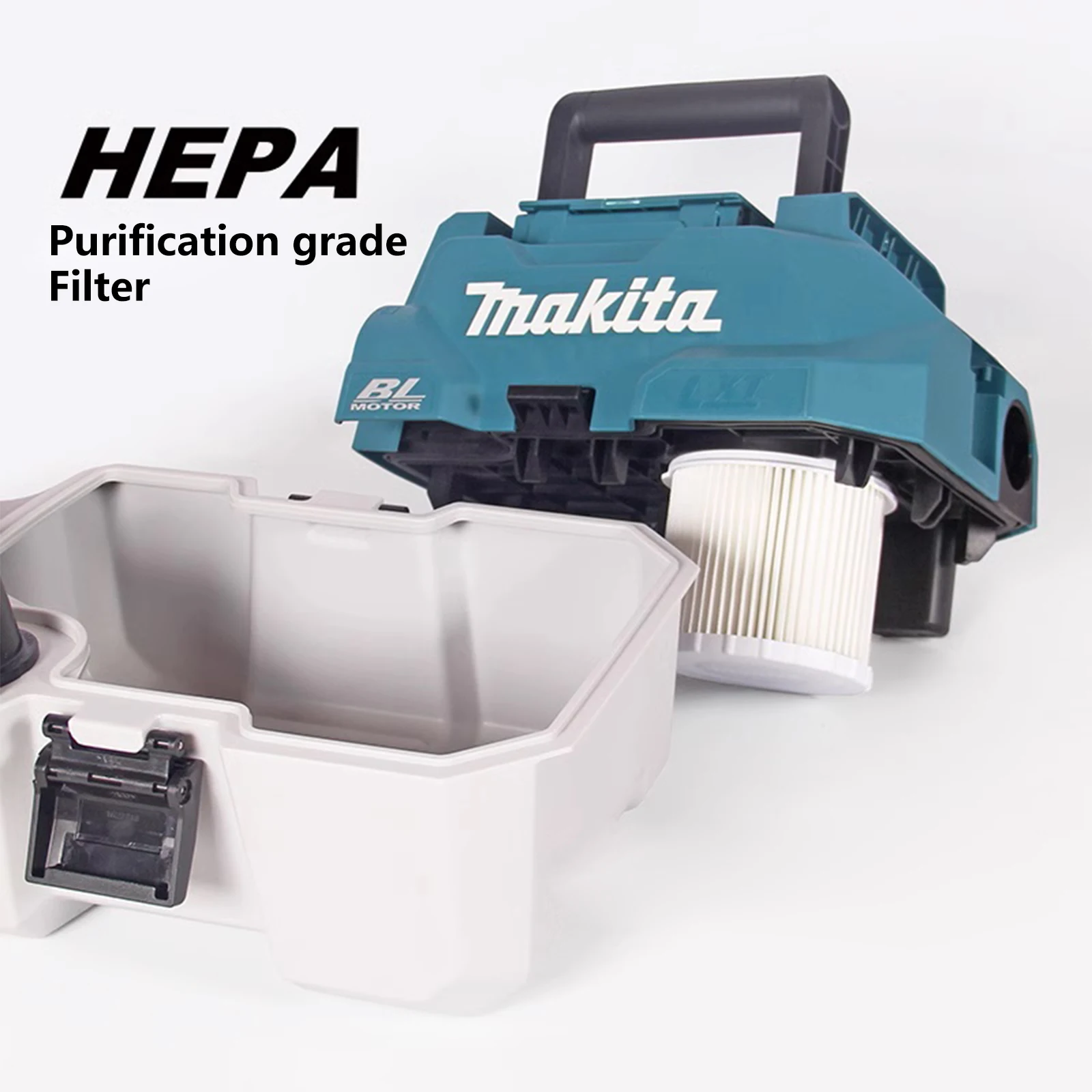 Imagem -05 - Filtro Makita-hepa para Aspirador Industrial Peças de Cartucho de Filtro para Uso Doméstico Filtro de Grau sem Escova Dvc750 Novo