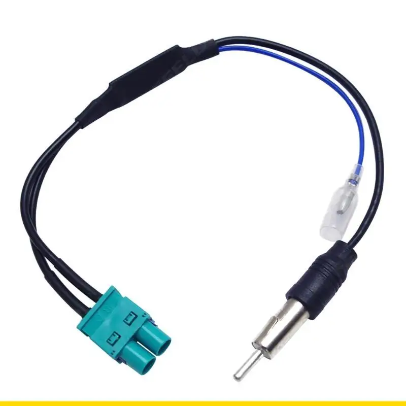SZCH Car OEM Dual FAKRA RF Radio Antenna Adapter Connector Cable with Amplifier