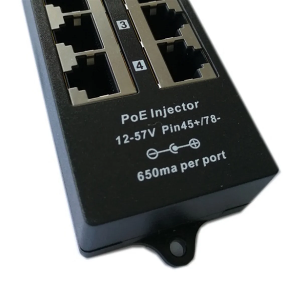 جديد 3C-جيجابت 4 منافذ PoE حاقن PoE Midspan Mode عملية لكاميرا PoE 48 فولت ، جهاز الشبكات العمل المثبت على الحائط