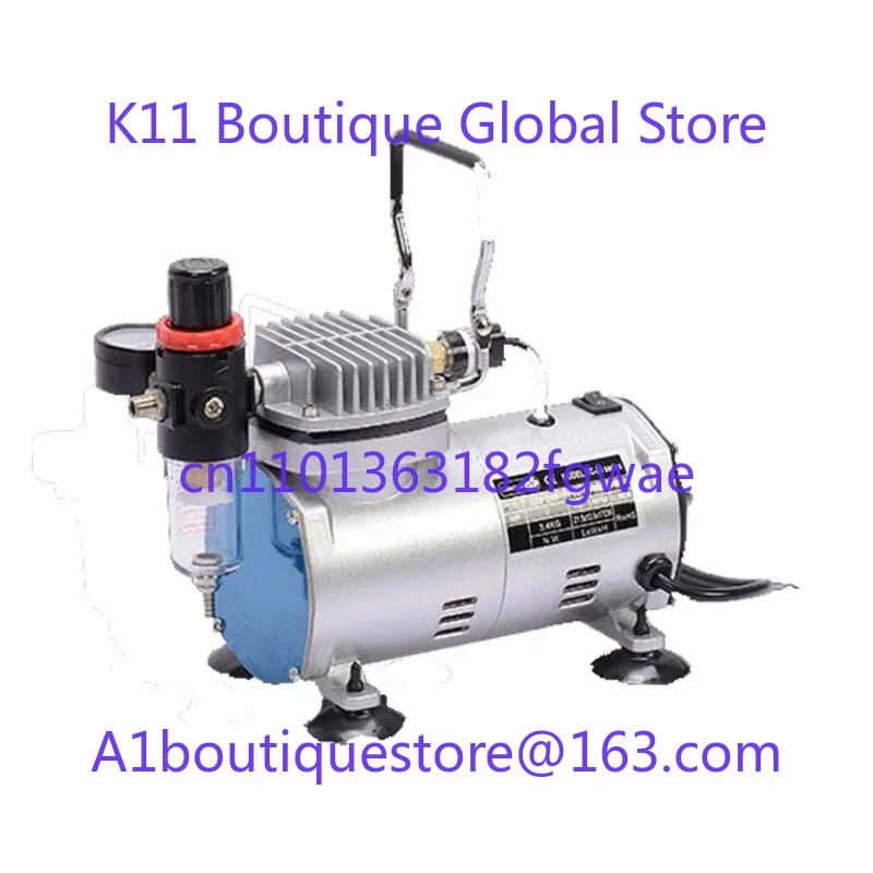 TC-208 Mini Air Compressor 220V Ultra Quiet Oil-free Vacuum Pump Fully Enclosed Jet Pump Air Compressor Tool
