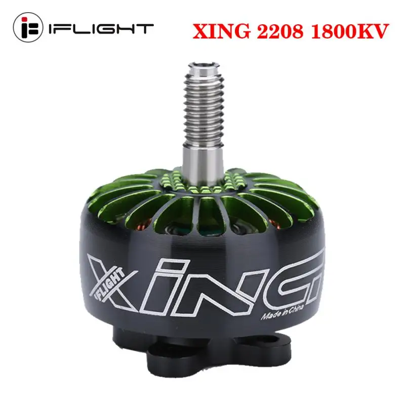 Iflight Xing 2208 1800kv Brushless Motor 3-6s W/ 5mm Titanium Alloy Shaft For 5-6 Inch Frame Propeller Fpv Racing Drone