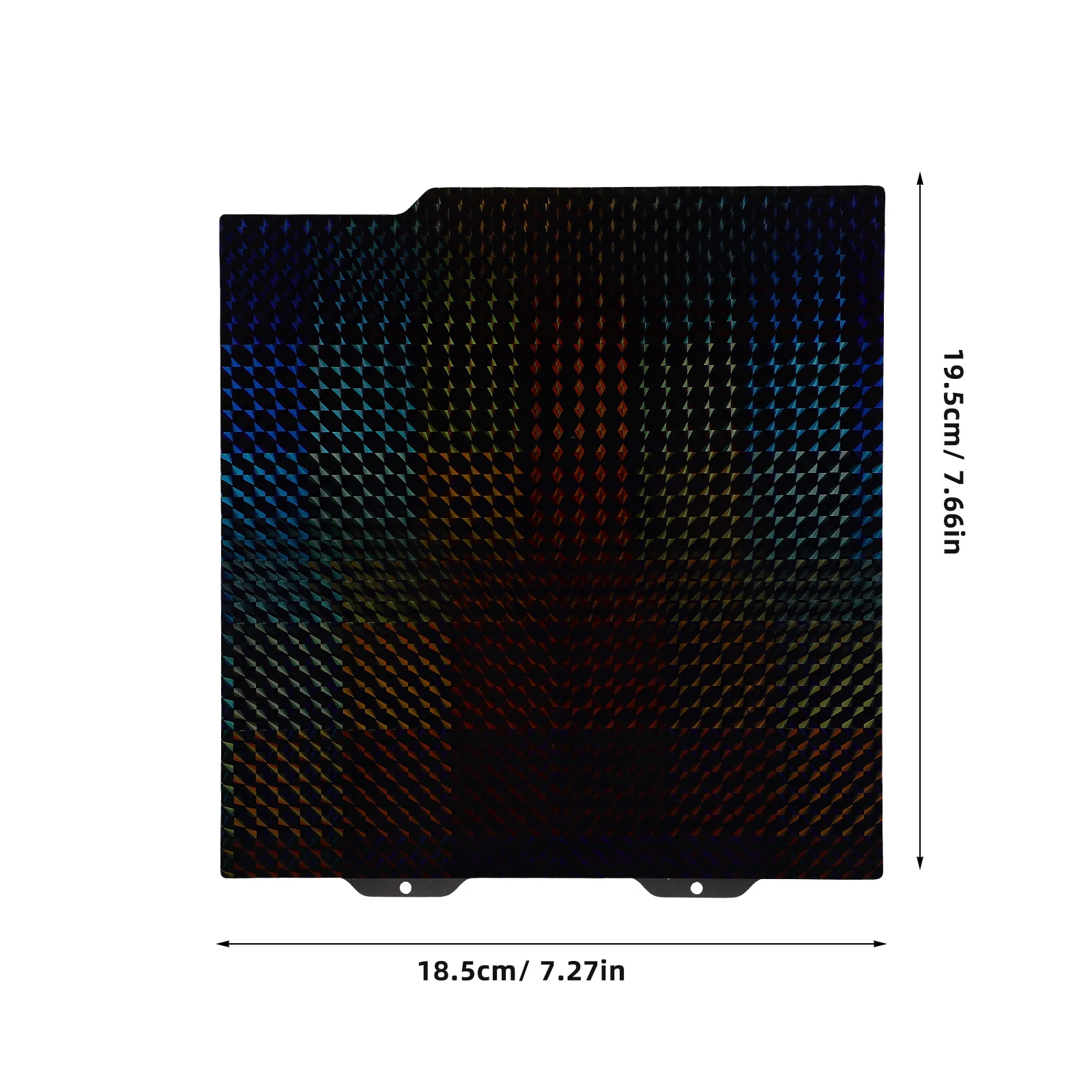 3D Printing Build Plate Double Sided H1H Texture Spring Steel Plate For Kp3S Non Magnetic Base Durable Printer