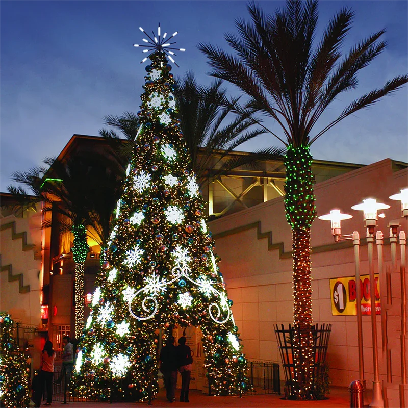 

he-2025 Outdoor Commercial Giant 20 ft Led Christmas Tree with Walk-through！