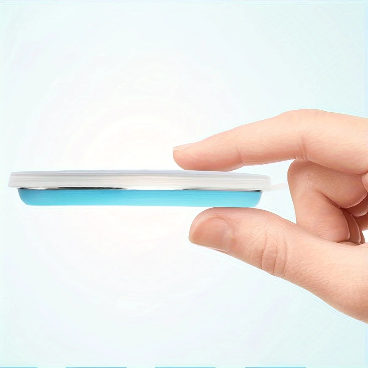 Blue Folding Cup Portable Food Grade Good-looking Drinking Cup Travel Portable Portable Folding Cup Mouthwash Cup One Pack