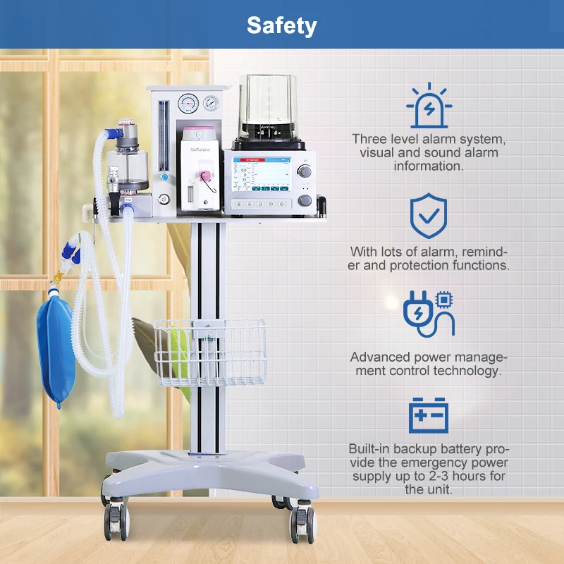 2025 Portable Dog Vet Anesthesia Equipment Medical Cat Veterinary Instrument Veterinary Anesthesia Machine for Animal