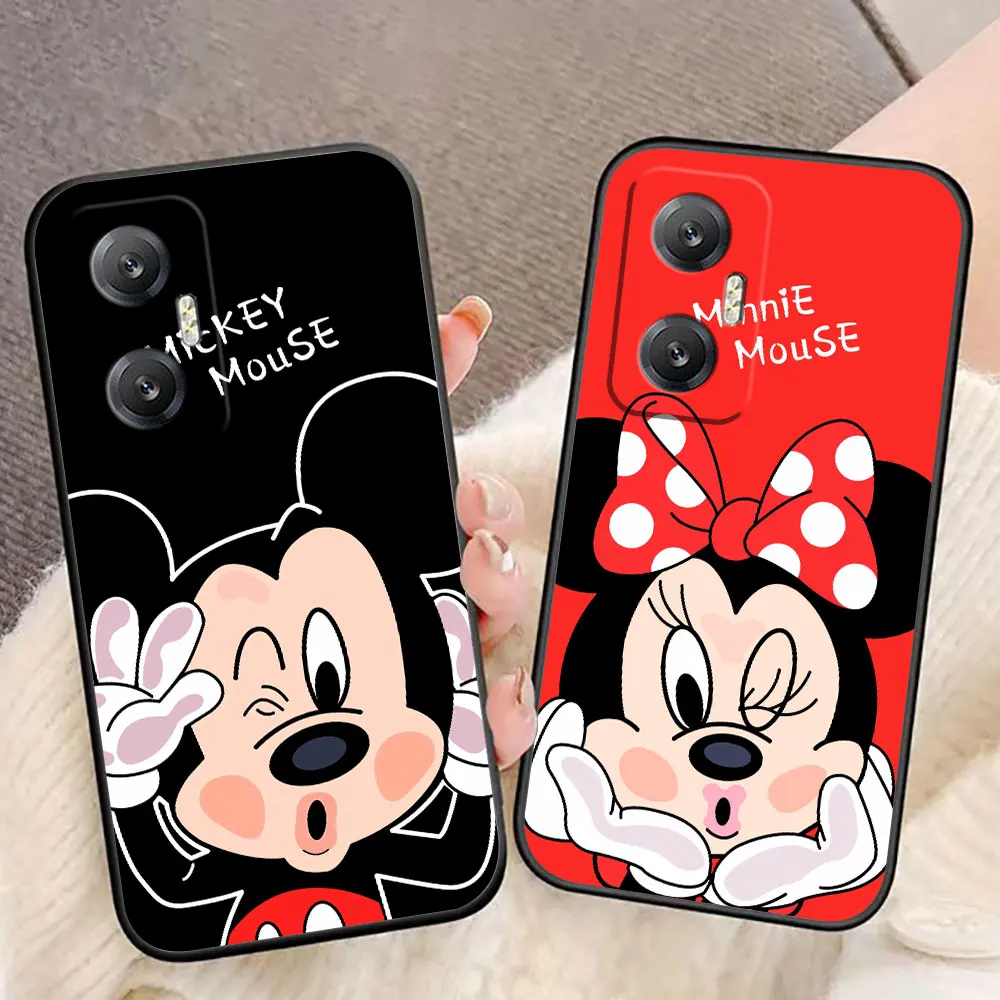 Lovely Mickey Minnie Mouse Phone Case For Infinix TECNO POP SPARK SMART 5 6 7 8 CAMON 15 16 17 20 20C Pro 5G ITELS23 Case Funda