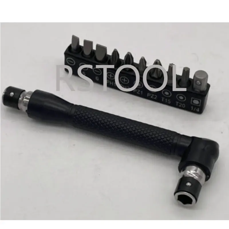 

Dual Head L-shaped Mini Socket Wrench 1/4" 6.35mm Screwdriver Bits Key Utility Tool And Screwdriver Bit Drill Set