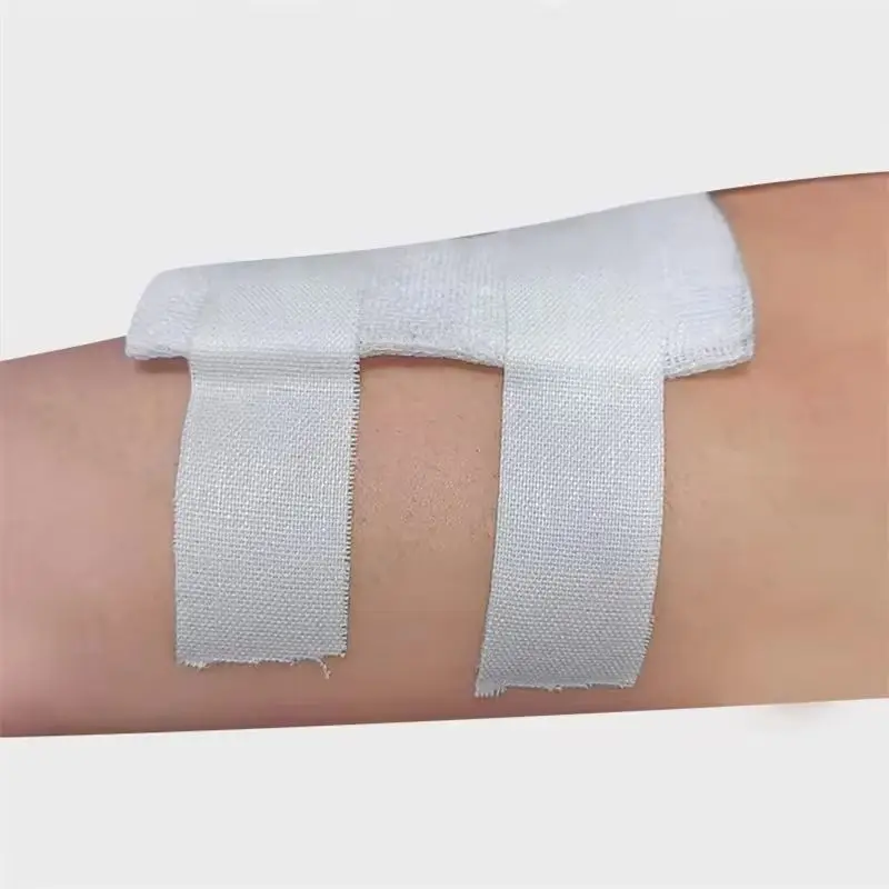 Cotton Cloth Dressing Tape - Hypoallergenic Adhesive for Bandages Pressure Sensitive Adhesive Tape (1 Roll, Breathable)