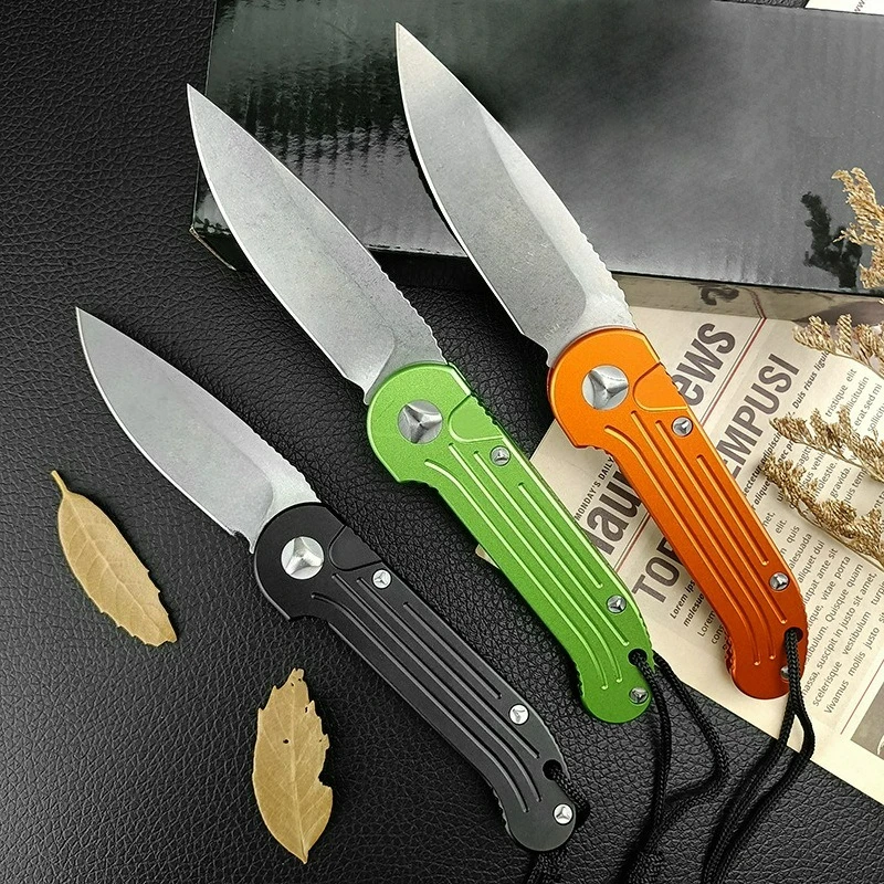 

MICRO ludt135 folding pocket knife D2 blad Aluminium handl edc multitool knives utility outdoo selbstverteidigung tactical knife