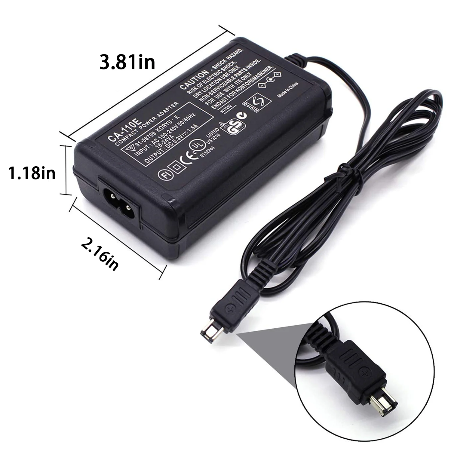 KUTOU New AC Power Adapter CA-110 CA-110E Charger For Canon HF R26 R205 R200 M50 M52 M500 R20 R21 R30 R32 R40 camera