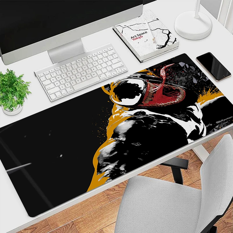 

Marvel Venom Large Mouse Pad Office PC HD Anime Game Cabinet Keyboard Mousepad Laptop Gaming Accessories Desk Mat Kawaii Carpet