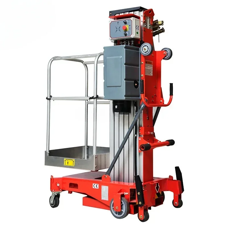 

8m -12m Aerial Work Platforms Electric Construction Lift Chain Hoist Man Lifter