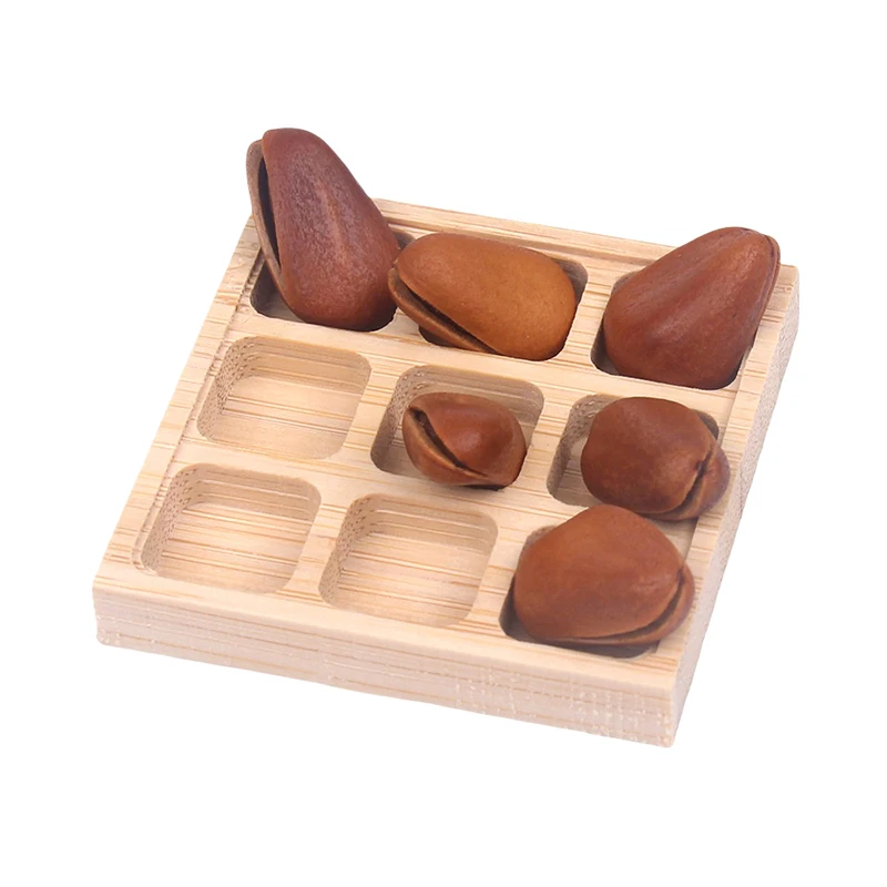 1:12 Dollhouse Miniature Cake Tray Dessert Food 4//6/9Grids Plate Kitchen Model Decor Toy Doll House Accessories