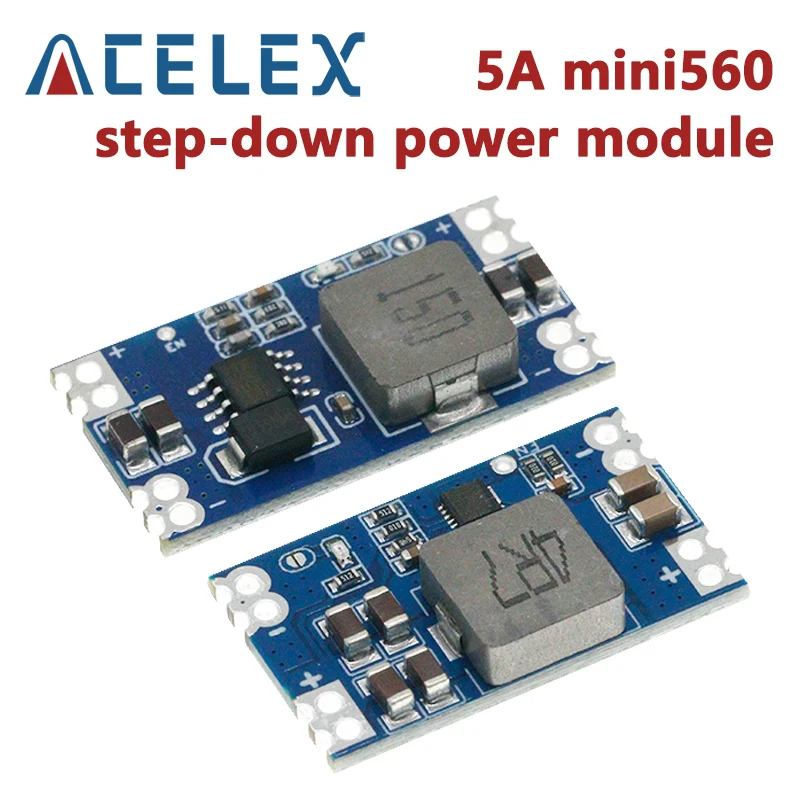 Mini560 5A High Efficiency Output 3.3V 5V 9V 12V Step Down DC-DC Converter Voltage Regulator Buck Stabilized Power Supply Module